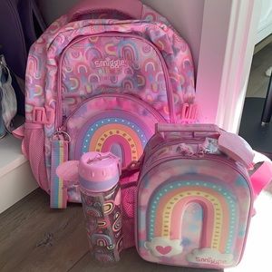 Bundle: backpack, lunch box and water bottle